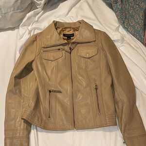 Bagatelle Tan Leather Jacket